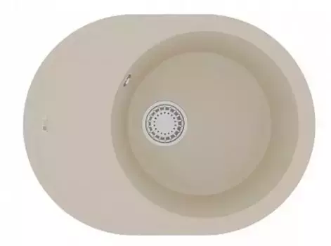 Мойка для кухни «Lemark» Lacha 620 62/47 искусственный камень бежевая