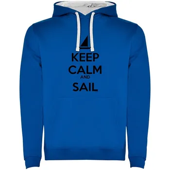 Худи Kruskis Keep Calm And Sail Two-Colour, синий