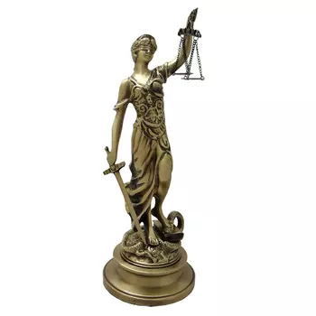 Статуэтка бронзовая Фемида Bronze Goddess