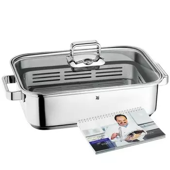 WMF Жаровня 41 х 27 см с паровой корзиной + поварская книга Vitalis Aroma WMF