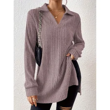 Spring And Autumn New Women S Versatile Long Sleeve Daily Business Commuter Elegant Comfort Sexy Bottom Shirt Top S армия зеленый