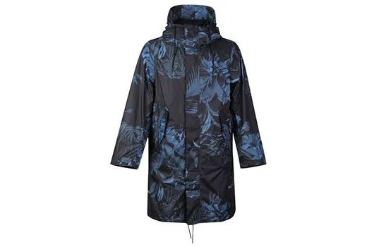 Мужская куртка Nike, цвет Blue with Black Lettering