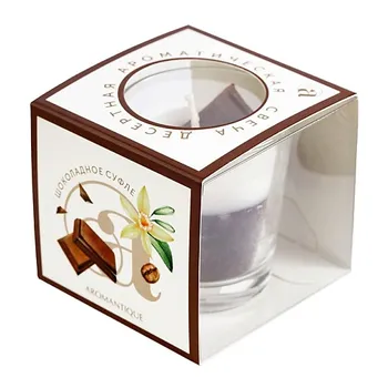AROMANTIQUE Свеча-десерт "Шоколадное суфле"
