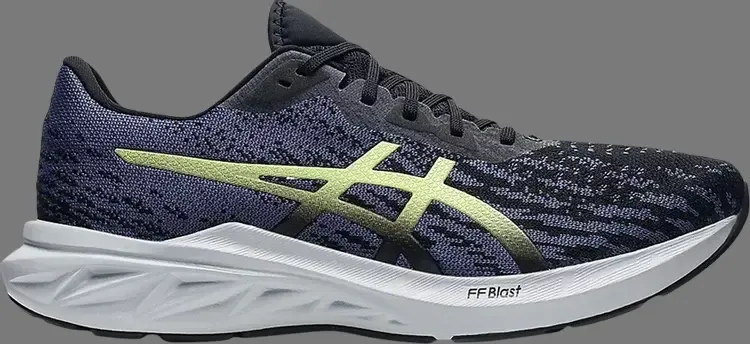 Кроссовки dynablast 2 'black glow yellow' Asics, черный