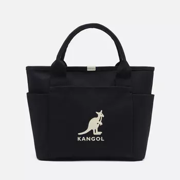 Сумка Kangol New Canvas Tote Picnic, цвет чёрный