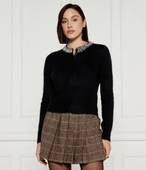 Кардиган шерстяной Liu Jo Regular Fit, черный
