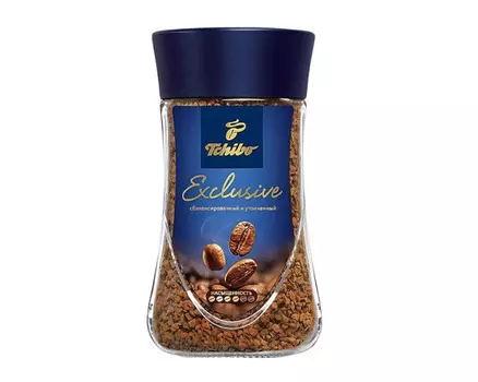 Кофе растворимый Tchibo exclusive, 95 г стеклянная банка (Чибо)