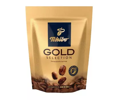 Кофе растворимый Tchibo Gold Selection, 75 г пакет (Чибо)