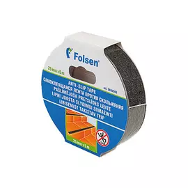 лента противоскользящая Folsen 25мм х 5м, арт.0692505