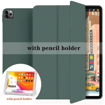 Чехол для iPad Pro 11 10,5 Air 3 Smart Cover 2019 iPad 10,2 8th 9,7 Mini 4 5 с подставкой для карандашей 5-го, 6-го поколения iPad pro11 2020 2021