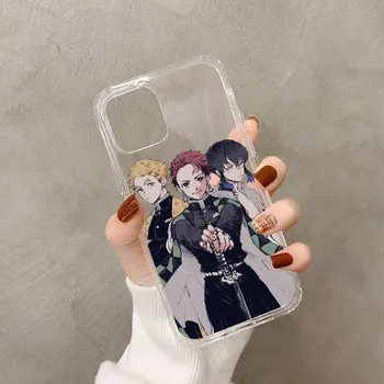 Чехол для телефона Kamado Nezuko Kimetsu no Yaiba Demon Slayer для iPhone 13 11 12 pro XS MAX 8 7 6 6S Plus X 5S SE 2020 XR 6plus or 6s plus