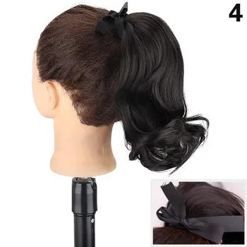 LISI HAIR Синтетический короткий парик из термостойкого волнистого волокна на зажиме для наращивания хвоста 12-дюймовый парик с хвостиком для женщин Косплей 30cm