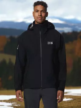 Куртка мембранная мужская Mountain Hardwear TrailVerse Gore-Tex Jacket, Черный