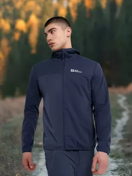 Куртка софтшелл мужская Jack Wolfskin Feldberg, Синий
