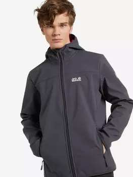 Куртка софтшелл мужская Jack Wolfskin Northern Point, Серый, размер 44