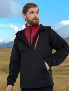 Куртка софтшелл мужская Northland, Черный
