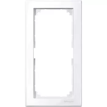 MTN478825 Рамка без перегородки M-Smart Активный белый 2-постовая Merten
