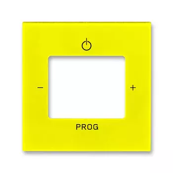 Накладка ABB Levit для механизмов FM радио / Busch-iNet радио / Bluetooth радио жёлтый 3299H-A40200 64 2CHH704020A4064