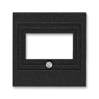 Накладка ABB Levit для розеток USB / HDMI / VGA антрацит 5014H-A00040 63 2CHH290040A4063