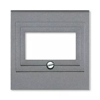 Накладка ABB Levit для розеток USB / HDMI / VGA сталь 5014H-A00040 69 2CHH290040A4069