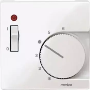 MTN534819 Центр. плата для механизма терморег.с выкл.белый Merten