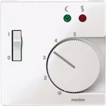 MTN534919 Центр. плата терморегулятора, белый Merten