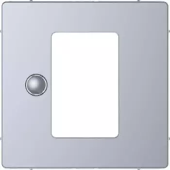 MTN5775-6036 D-life центральная накладка для сенсорного термостата, нерж. сталь Merten