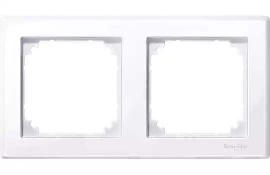 MTN478225 Рамка M-Smart Активный белый 2-постовая Merten