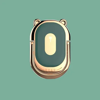 Кольцо-держатель для телефона, портативная ручка для смартфона с изображением медведя, универсальная автомобильная мобильная подставка, мини-подставка для телефона для Iphone, Ipad, кронштейн для планшета фиолетовый
