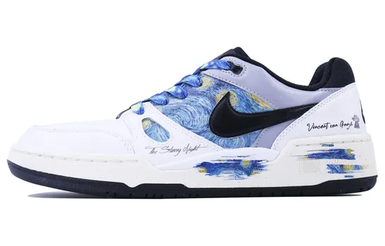 Мужские кроссовки для скейтбординга Full Force Low Top черного/синего цвета Nike