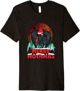 Mothman Christmas Merry Mothmas Xmas Santa Tee футболка унисекс S