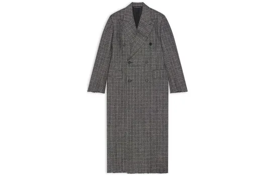 Пальто мужское серое Balenciaga, серый