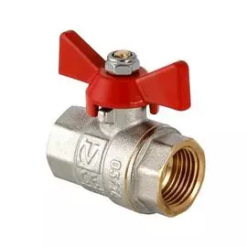 кран шар. base рукоятка бабочка 3/4" вн.-вн. valtec