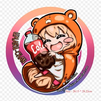 Аниме Umaru Himouto Umaru-chan, аниме, термонаклейка на переноске, нашивка на одежду, стирающаяся футболка «сделай сам», термонаклейка на заплатку для одежды