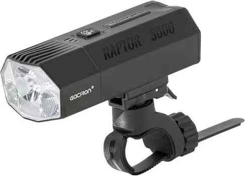 Фара для велосипеда передняя Gaciron Raptor-3000 USB (белый)