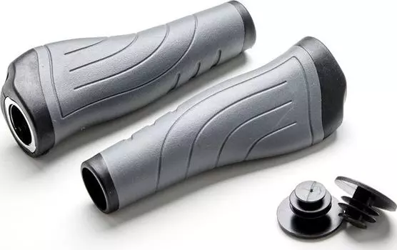 Грипсы Clark's CE234 эргономичные с замком (черный / серый)