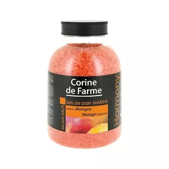 CORINE DE FARME Соли морские для ванн Манго Sea Bath Salts Mango Fragrance
