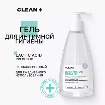 CLEAN+ Гель для интимной гигиены женский 250.0