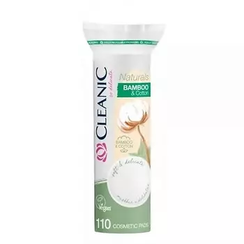 CLEANIC Naturals Bamboo&Cotton Гигиенические ватные диски 110.0