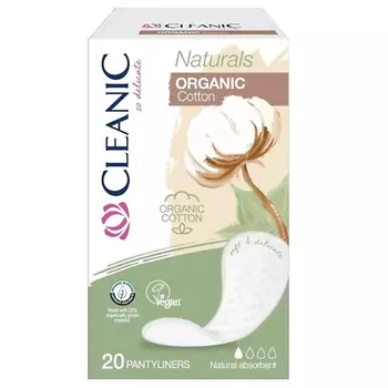 CLEANIC Naturals Organic Cotton Ежедневные гигиенические прокладки 20.0