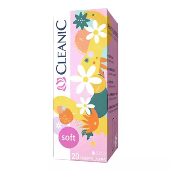 CLEANIC Soft Прокладки ежедневные гигиенические 20.0
