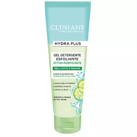 CLINIANS Очищающий гель-скраб для жирной кожи Hydra Plus