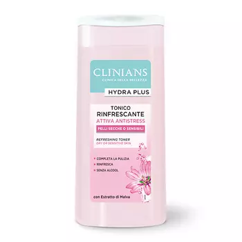 CLINIANS Освежающий тоник для лица для чувствительной кожи Hydra Plus