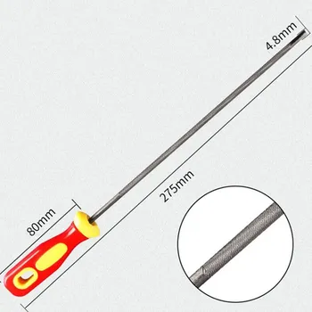 Большой 3/8 напильник для заточки цепной пилы 325 4.0/4.8/5.5 4.0mm