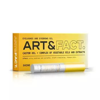 ART&amp;FACT Касторовое масло и комплекс масел и экстрактов для роста ресниц и бровей