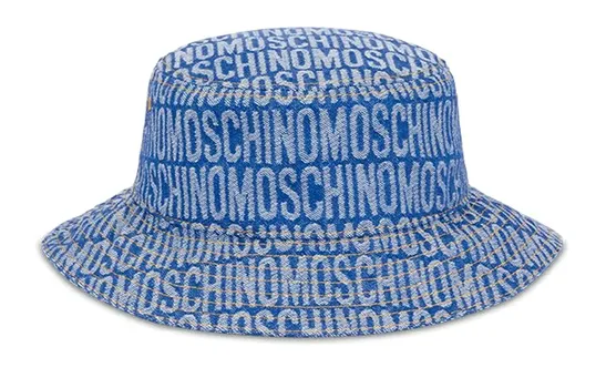 MOSCHINO Панама женская синяя