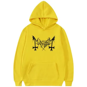Толстовка с капюшоном Mayhem Deathcrush, уличная одежда с принтом рок-группы, унисекс, женская, в стиле хип-хоп, модные толстовки, толстовка большого размера, мужские спортивные костюмы 2XL