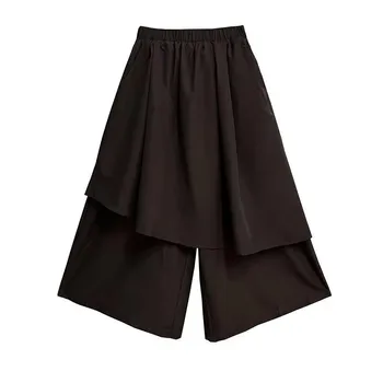 XITAO Casual Loose Fitting Women Wide Leg Pant GMM1056 One Size чёрный