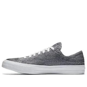 Кроссовки nike x chuck taylor all star flyknit low 'light carbon' Converse, серый