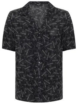 Рубашка из вискозы BALMAIN